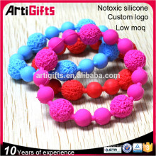 High end fashionable handmade silicon bead bracelet cheap for events